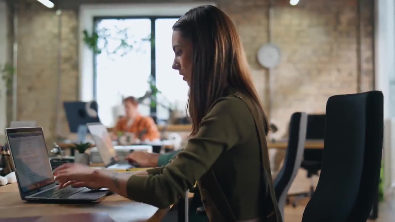 Enterprise technology team collaborating in a modern office